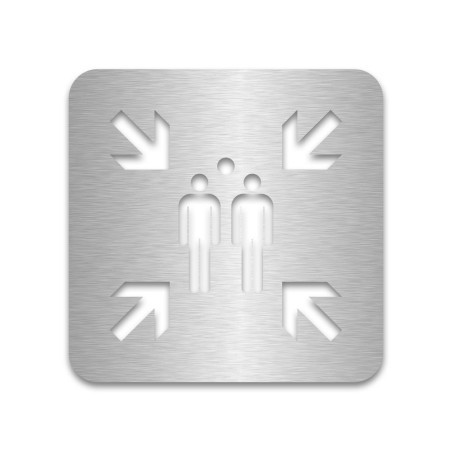 Plaque Point de Rassemblement E007 | Signalétique Sécurité Pro