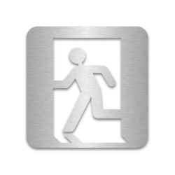 Plaque Sortie de Secours Gauche | Signalétique Industrielle