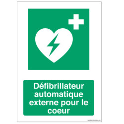 Signalisation DAE Défibrillateur | Sécurité Urgence