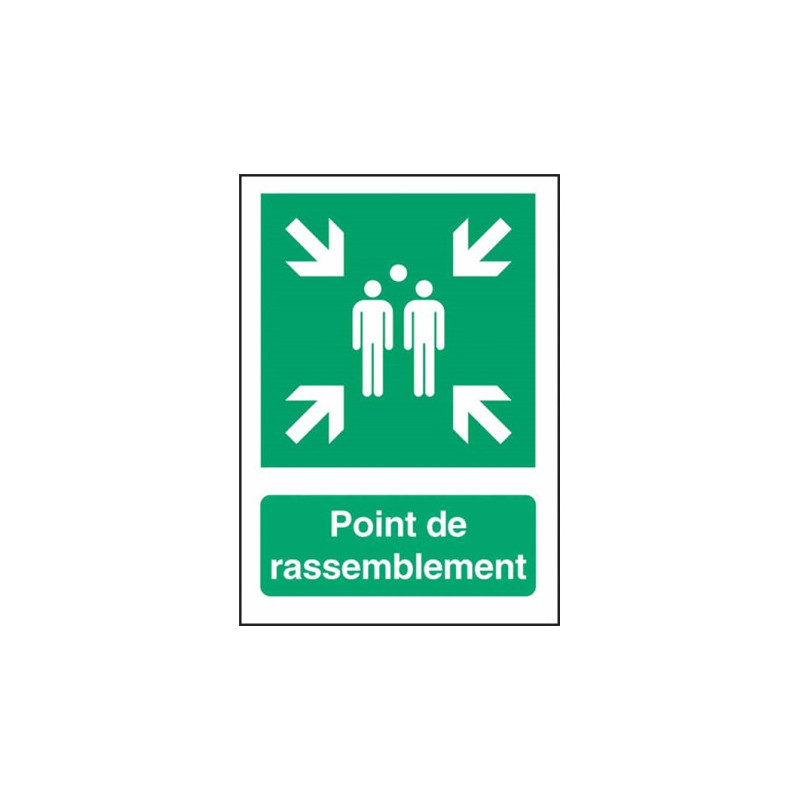 Signalisation Point de Rassemblement E007F | Zone-Print.fr