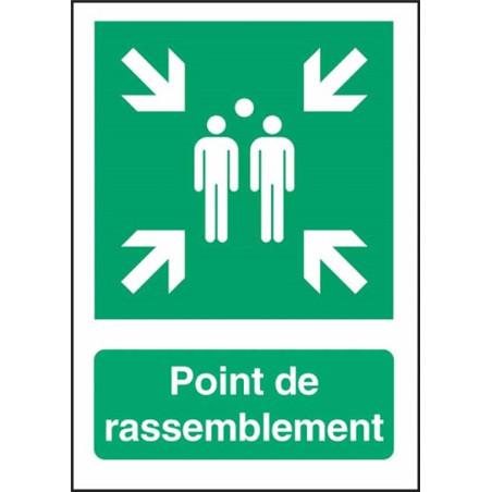 Signalisation Point de Rassemblement E007F | Zone-Print.fr
