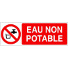 Signalétique Eau Non Potable | Sécurité Industrielle | Zone-Print
