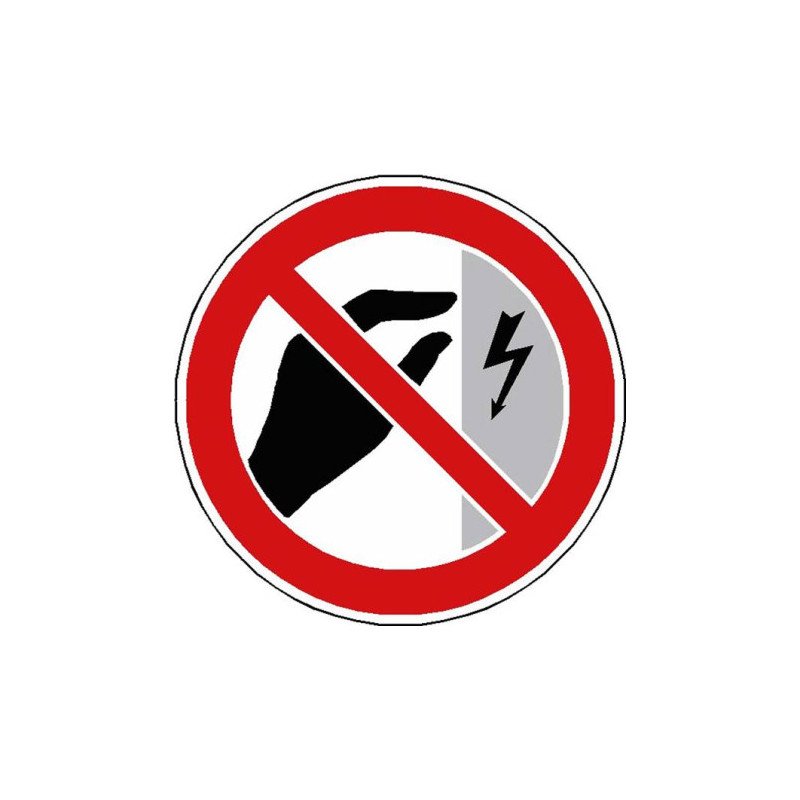 Panneau Ne pas toucher - Danger Électrique | Zone-Print